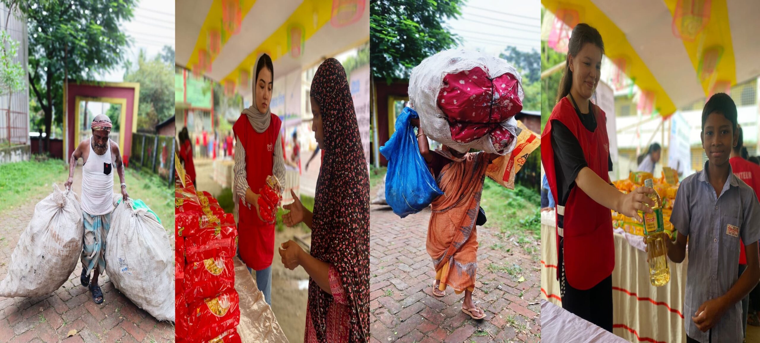 কুড়ানো প্লাস্টিকের বিনিময়ে “নিত্যপণ্য” মিলছে চট্টগ্রামে