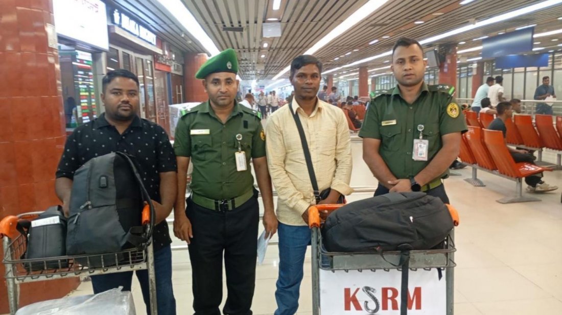 শাহজালাল বিমানবন্দরে প্রবাসী যাত্রীর হারিয়ে যাওয়া লাগেজ উদ্ধার